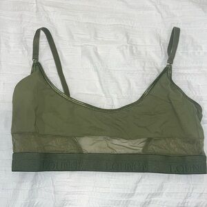 Lounge bra olive green